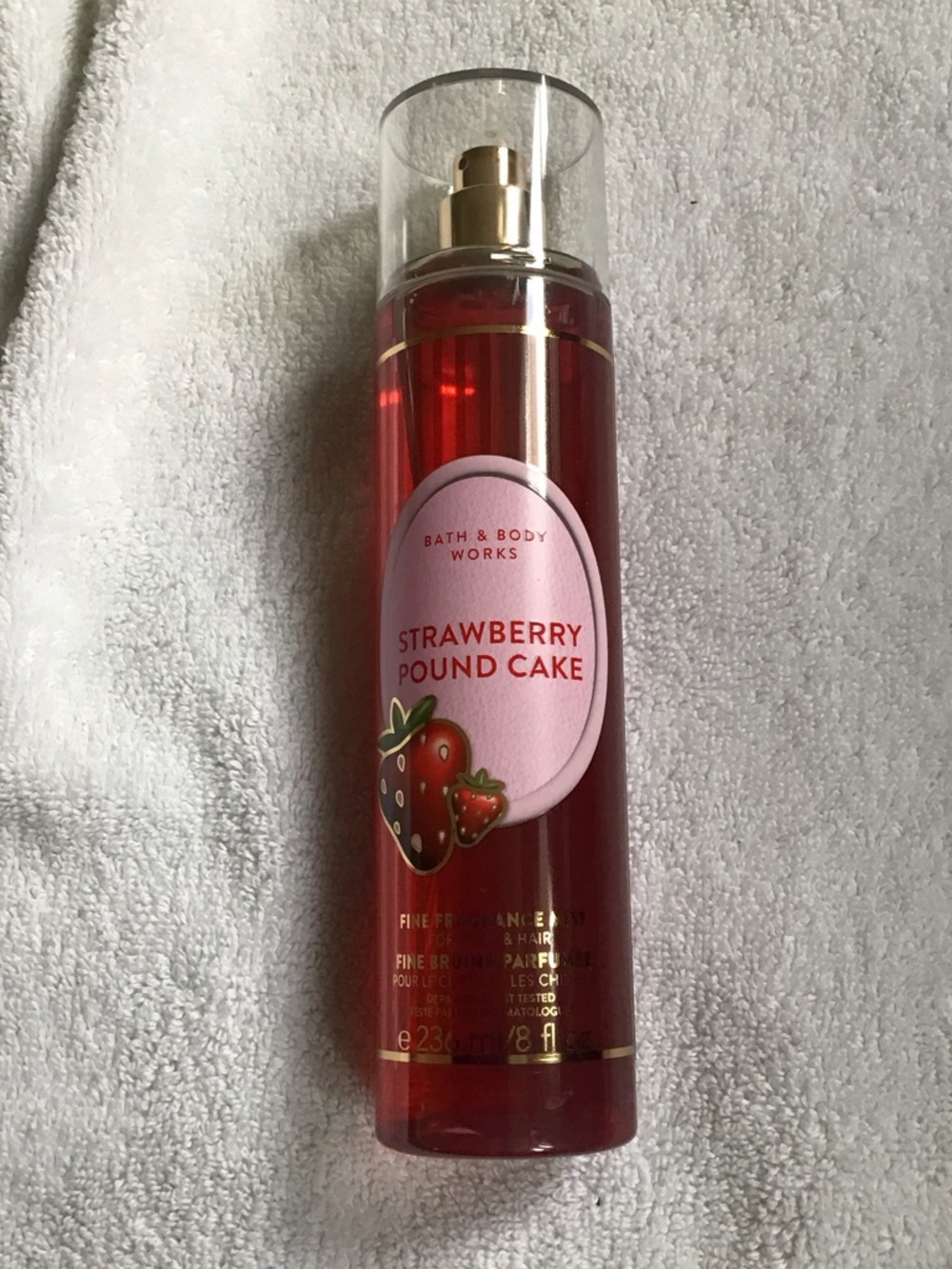 Bath & Body Works Strawberry Pound Cake mist